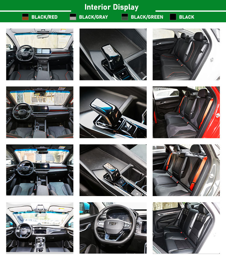 2023 2024 Geely Binrui 1.4 T CVT SUV 0km Used Car Left Hand Drive Curb Weight 1000kg-2000kg 4605*1878*1643mm Geely Cars
