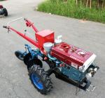Electric Starter Two Wheel Diesel Engine Farming Garden Use Walking Tractor