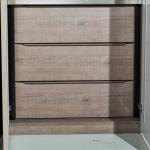 E1 Sliding Door Wardrobes Dark Walnut Walk In Closet Cabinet Design