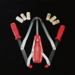 Eco Friendly Double Lever Wine Corker , Red Color Belgian Beer Corker