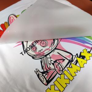 China Free Sample Double Side Matte DTF 30cm 60cm Cold Peel Hot Peel Pet Film Dtf Roll on sale