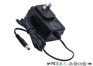 China 24V 12V 9V 2A Universal Power Adapter 18W DC 5.5 X 2.1mm 110V US Plug factory