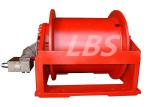 High Speed 12 KN Hydraulic Crane Winch Carbon Steel High Capacity