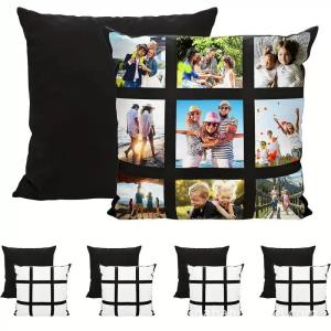 China Blank Sublimation Polyester Pillow Case For Sublimation Heat Transfer Photos Printing factory