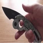 Foldable Damascus Benchmade Pocket Knife Custom