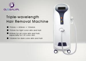 China 755nm 808nm 106nm Diode Laser Hair Removal Machine With Painless Treatment factory