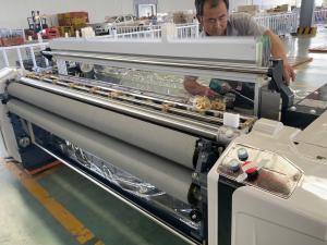 China 280cm Water Jet Loom Dobby Double Pump Flat Textile Weaving Machine factory