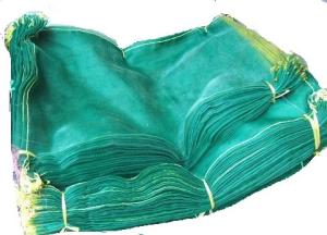 China Green Plastic Woven Mesh Bag For Packing Cabbage 20kgs PP Woven Sacks factory