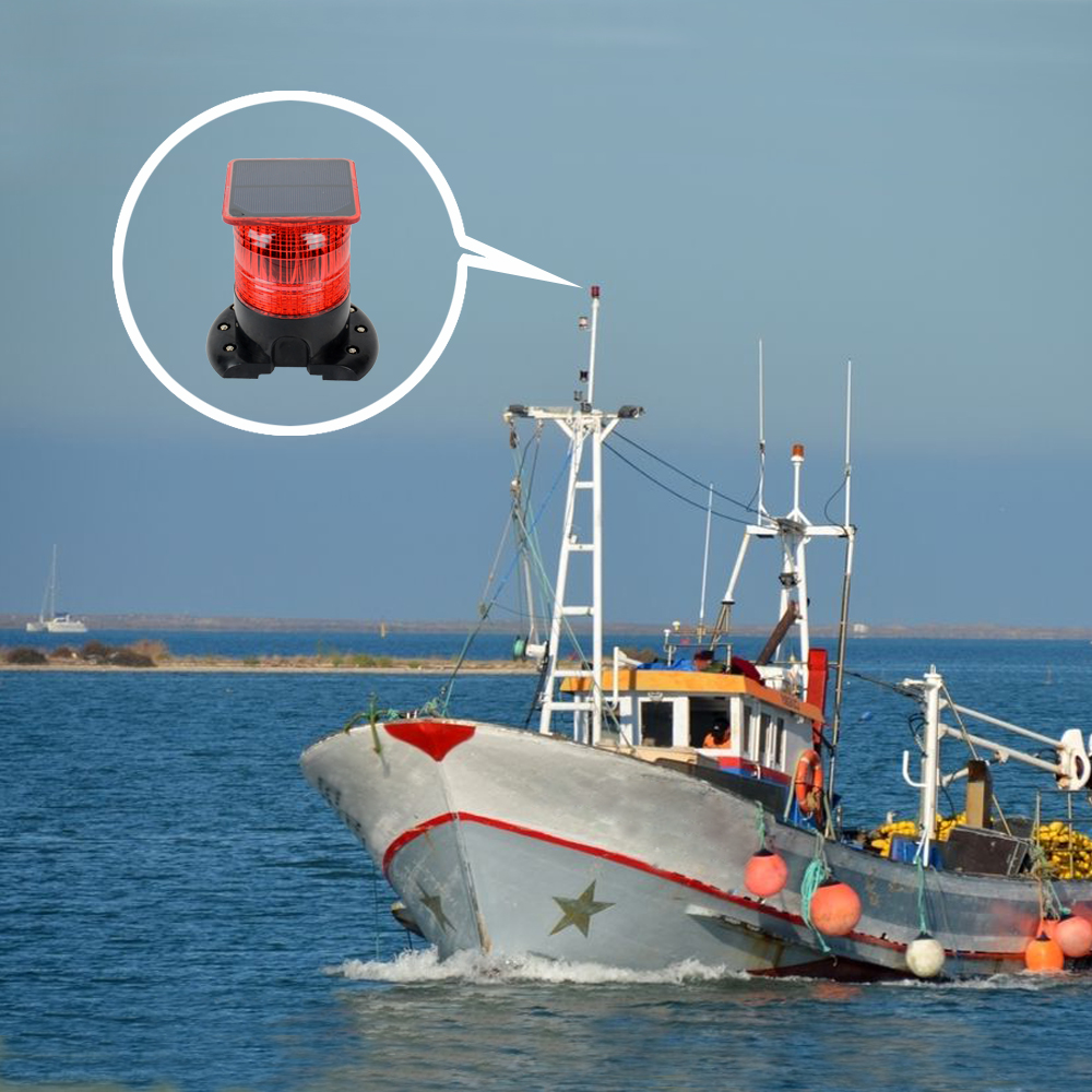 Solar Marine Led Navigation Lights 3500K Led Mast Light Sailboat