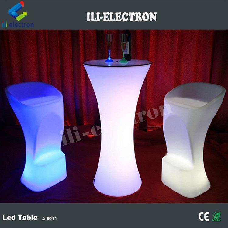 commercial used plastic led event furniture