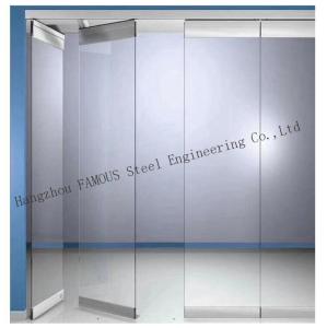 China Sliding Panel Acoustic Movable Glass Partition Walls Double Glazed 100mm factory