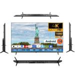 32/43/50 Inch Frameless Android 12 Bluetooth Smart TV 4K LED