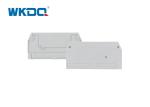 Din Rail Spring Cage Universal Terminal Block Connectors End Covers Plate Nylon