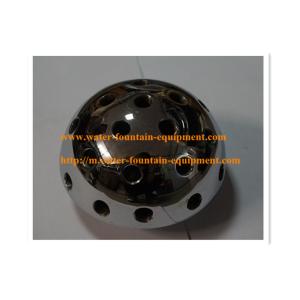 Copper / Brass Chromplated Water Fountain Nozzles Half Dandelion / Ball