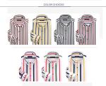 Long Sleeve Custom Men'S Dress Shirts Plaid Blue Flex Collar Fancy Popular