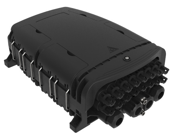 Pre-connectorized Optical Fiber Distribution Box GFS-16Q-1 IP68 378*255*116mm 16 pre-connected adapter aerial-mount