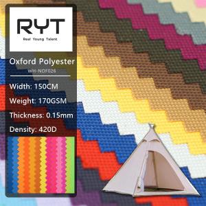 China Plain 100% Nylon Soft Lining Fabric For Luggage Backpack Sofa Tent And Car factory