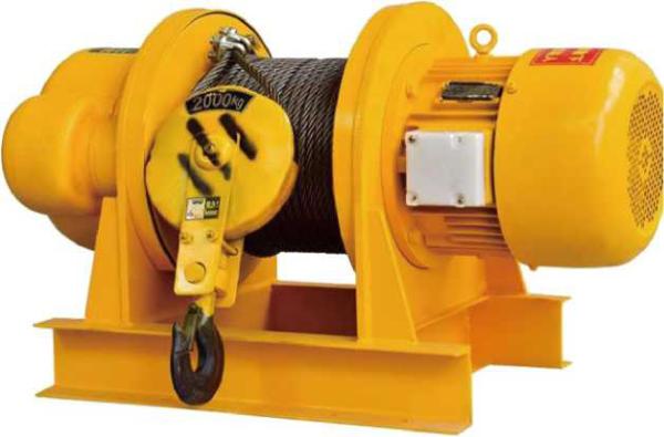 800kg KCD Electric Wire Rope Winch Construction Hoist