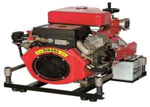 China Threaded Type Diesel Driven Fire Pump Middle Pressure Connection Mode factory