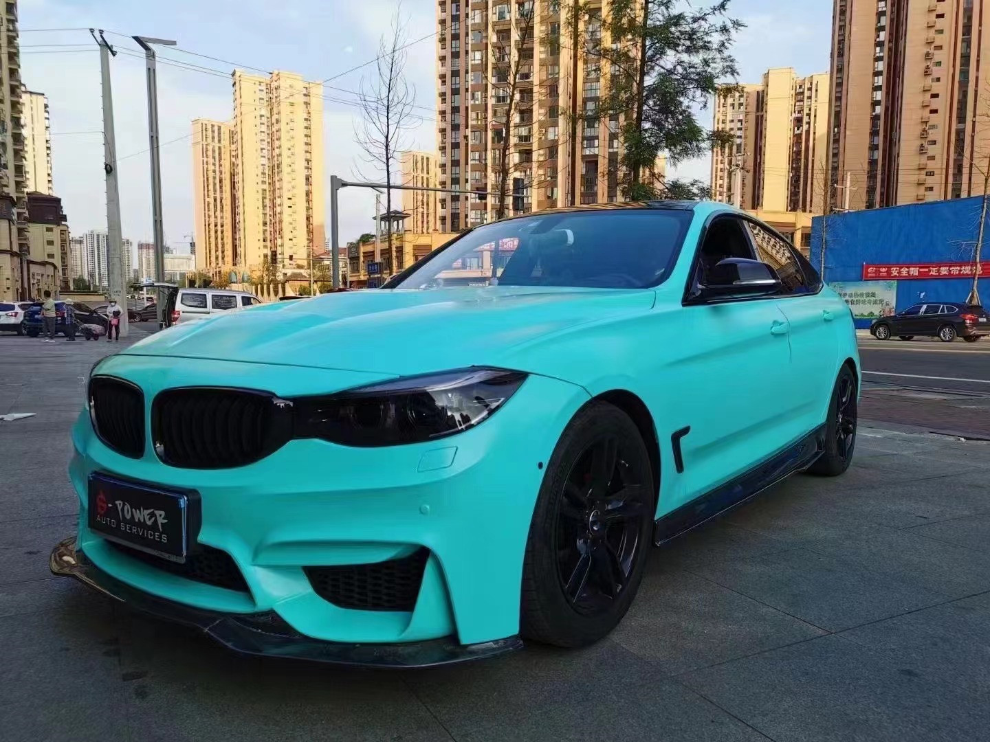PP Plastic Material F34 3 Series GT 320 330 328i Body Kit F34 Upgrade M4 Style Front and Rear Bumper