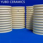 99% Alumina Electrical Insulating Threaded Ceramic Tube Half Round