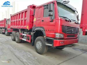 China HW76 Cabin 371HP 18m3 Heavy Duty Dump Truck factory