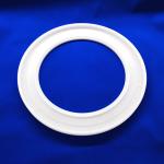 Transparent Quartz Tube Flange For Light , Sources , Semiconductor