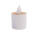 Bamboo PP White Tissue Box Cover Decorative Tissue Box Covers