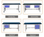 Industrial 1.2mm Anti Static Garage Tool Chest Workbench