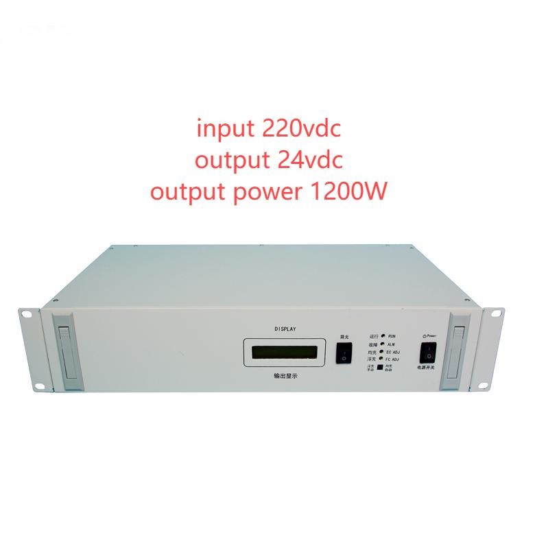 RCT2000D Series Isolated DC DC Converters 19" Rackmount Input 220vdc Output 24vdc 1200W D50-11-14
