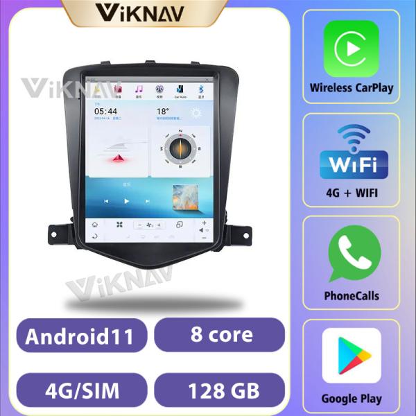 For 2009-2014 Chevrolet Cruze 9.7 Inch Android Auto Stereo Navigation GPS