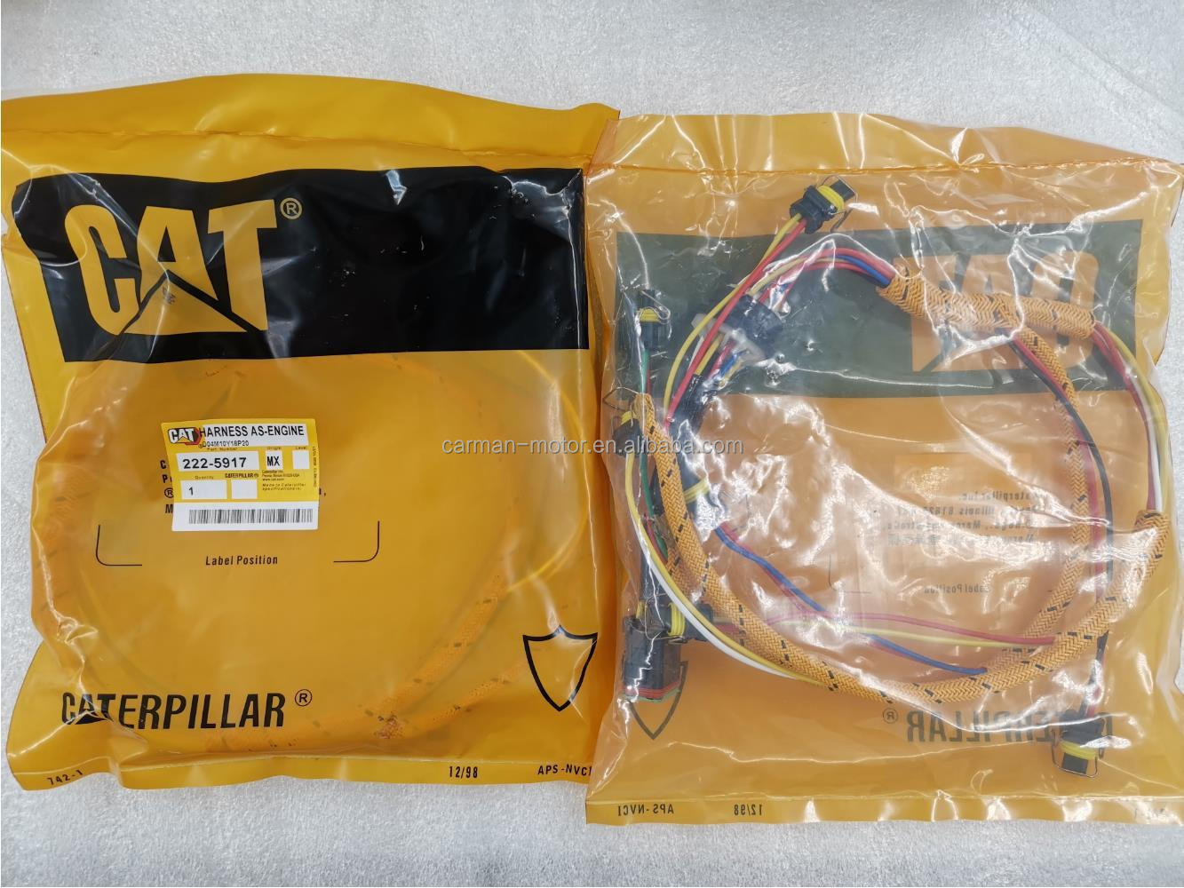 Original CAT C7 Engine Spare Parts Fuel Injector Wiring Harness 222-5917 for Replacement/Repair