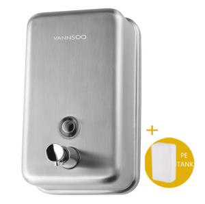 China Heavy Duty 1200ml Stainless Steel Soap Dispense Commercial Bathroom Accessories factory