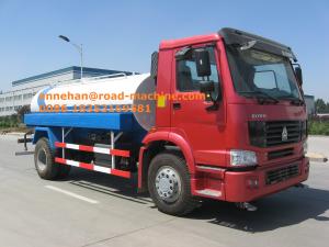 China 4x2 Sinotruk HOWO Water Sprinkler Truck Liquid Tanker Truck 10CBM With 360 Degrees Rotation factory