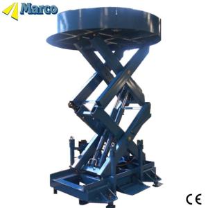 China Insulating Carrying Capacity Weight Level CE Approved Marco High Scissor Lift with Round Table on sale