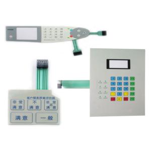 China SGS Dull Polish Membrane Switch Keyboard 0 - 30V DC Rated Current For Instruments on sale