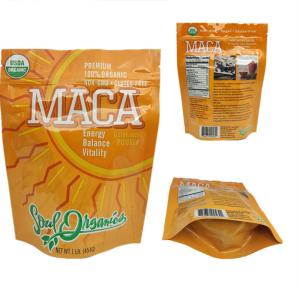 China 20x13.9cm Stand Up Plastic Pouch Packaging Glossy Surface on sale