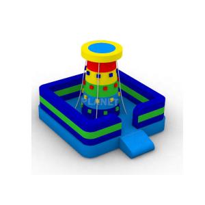 China Outdoor Inflatable Bounce House Inflatable Rock Climbing Wall Inflatable Climbing Tower For Game on sale