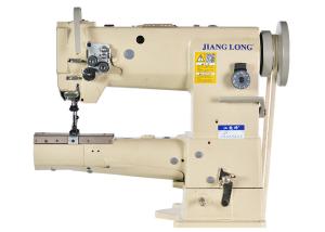 China 10.5mm Stitch Vertical Hook DP17 Double Needle Sewing Machine factory