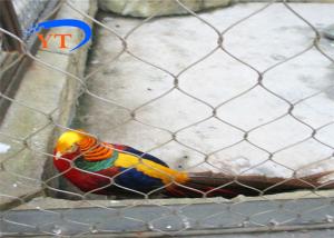China Flexible Handwoven 2.4mm Stainless Steel Knotted Rope Mesh In Zoo Netting factory