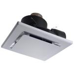 OEM ODM White Louvers Round Exhaust Silent Bathroom Ventilation Fans