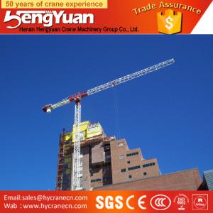 China 50m jib Telescopic Tower Crane offer tower crane hoist motor factory