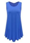 Sleeveless Plus Size Ladies Shirts Dress L, M, S, XL, Xs, XXL, XXS, XXXL Sizes