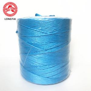 China 1-5mm Green Fibrillated Polypropylene Twisted Twine Rope For Agriculture factory