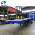 40ft Flat Deck Container Semi Trailer Bulk Cargo Transportation