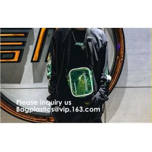 Vinyl Tote Bags Shoulder Handbag,Gym Zippered Tote Bag with Adjustable Shoulder