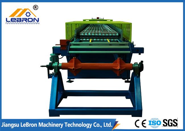New blue color corrugated roof sheet roll forming machine / corrugated roof roll forming machine
