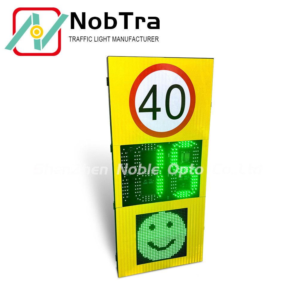 Outdooor Application Aluminium Board Traffic Speed Limited Sign With IP54 Waterproof