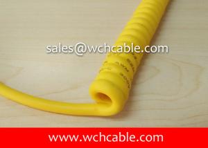 China UL20233 Gas Resistant TPU Sheathed Spiral Cable factory