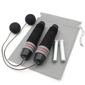 China Rotating Bearing Weighted Cordless Jump Rope , Cordless Double Unders Speed Rope factory